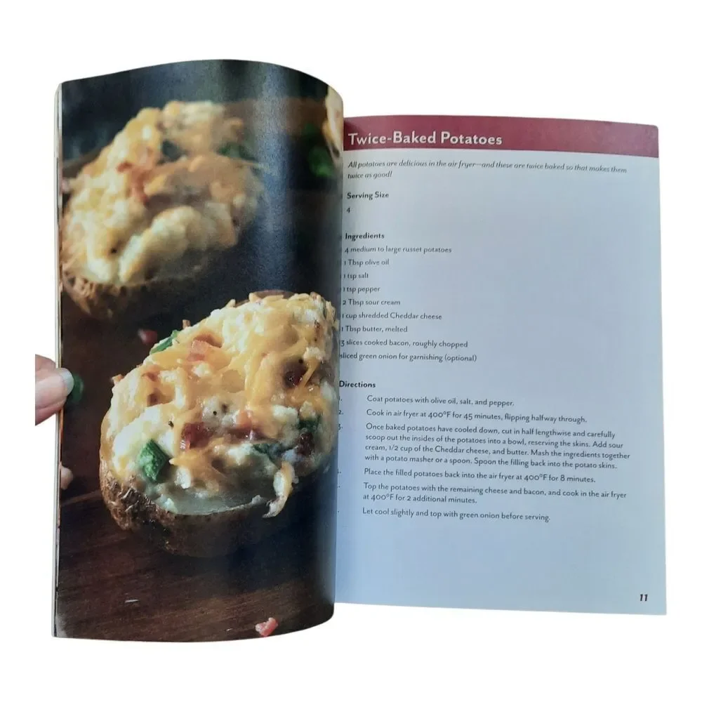 Air Fryer Made Simple Cookbook - Red Cover